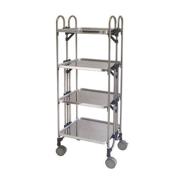 トクヤマ ステンレス 折りたたみ式ワゴン