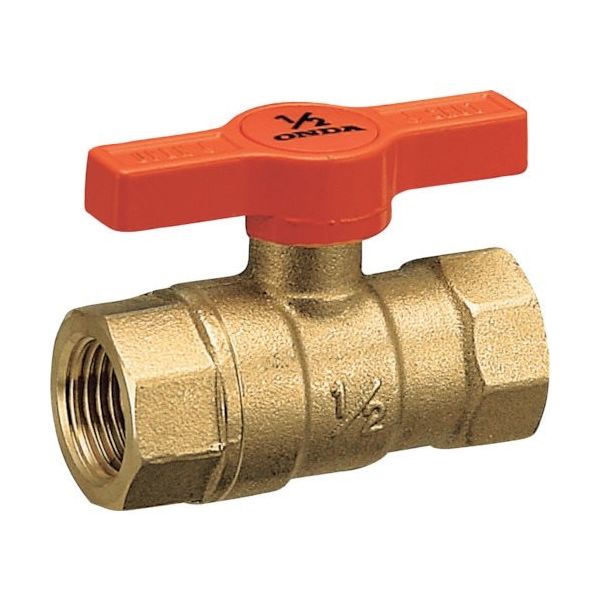 オンダ製作所 F型(レギュラーボール) Rc3/4×Rc3/4 Tハンドル F-T20 1個 267-3629（直送品）