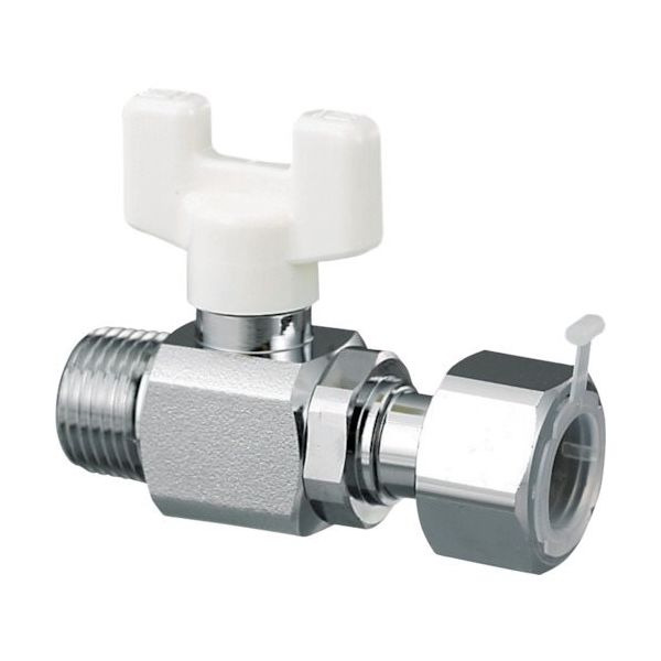 オンダ製作所 AE6型 R1/2×ナット付アダプター(G1/2) メッキ付 日本水道協会認証登録品 AE6-13M-S 1個（直送品）