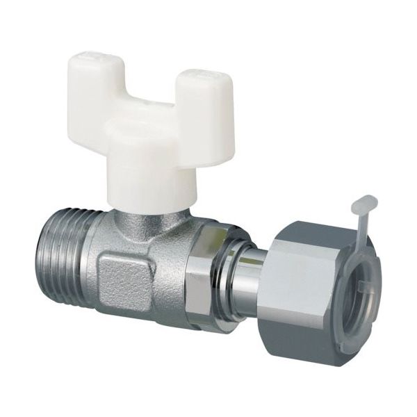 オンダ製作所 AU6型 R1/2×ナット付アダプター(G1/2) メッキ付 水協 AU6-13M-S 1個 267-2110（直送品）