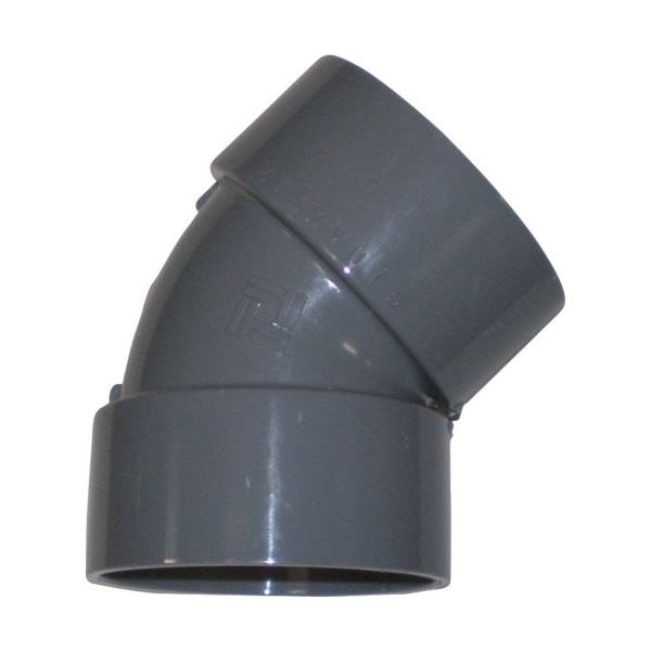 積水化学工業 エスロン DV継手 45°エルボ 125 D4L1Q 1個 850-5972（直送品）