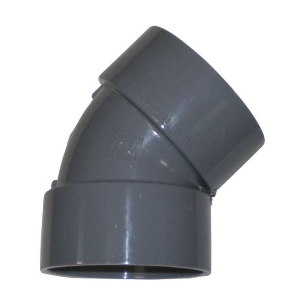 積水化学工業 エスロン DV継手 45°エルボ 150 D4L1F 1個 850-5971（直送品）