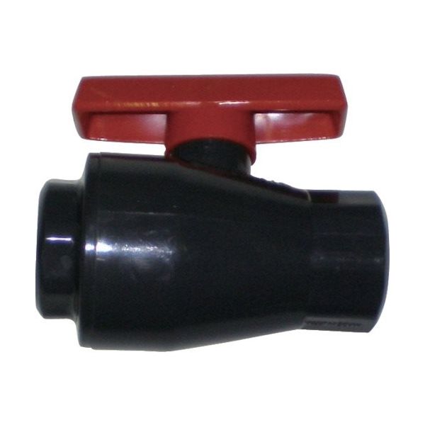 積水化学工業 エスロン ロックボールバルブ PVC/EPDM ネジ式 40 LV40N 1個 850-6432（直送品）