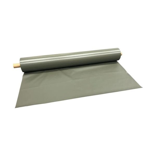 ユタカメイク 【メーカー在庫限り特価品】 防炎ターポリンシート ロール巻 92cm×50m ODグリーン SH29250R 1個（直送品）