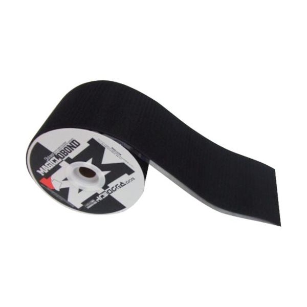 伸和 Shinwa マジクロボンド メス 強粘着付 100mm×5m 黒 2W3L5UC1005BK 1巻 813-1268（直送品）