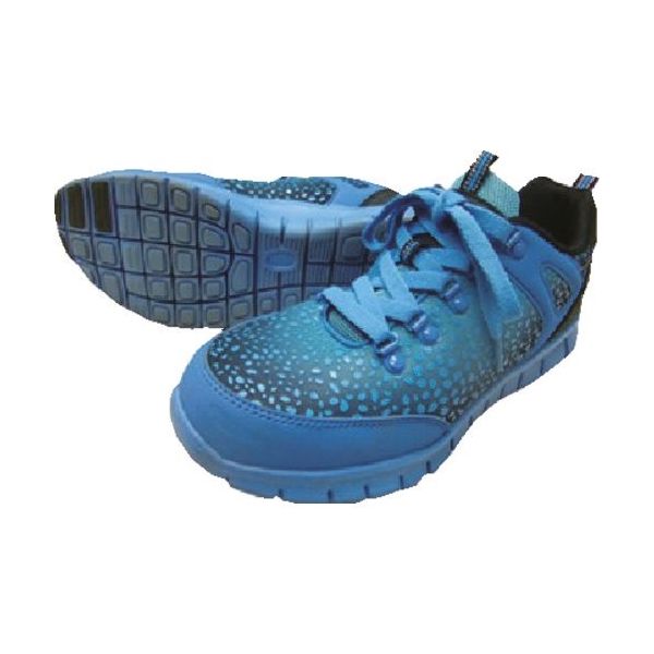 富士手袋工業 富士手袋 グラデーション安全靴 ブルー 23.0cm 6505-BL-23.0 1足 197-7658（直送品）