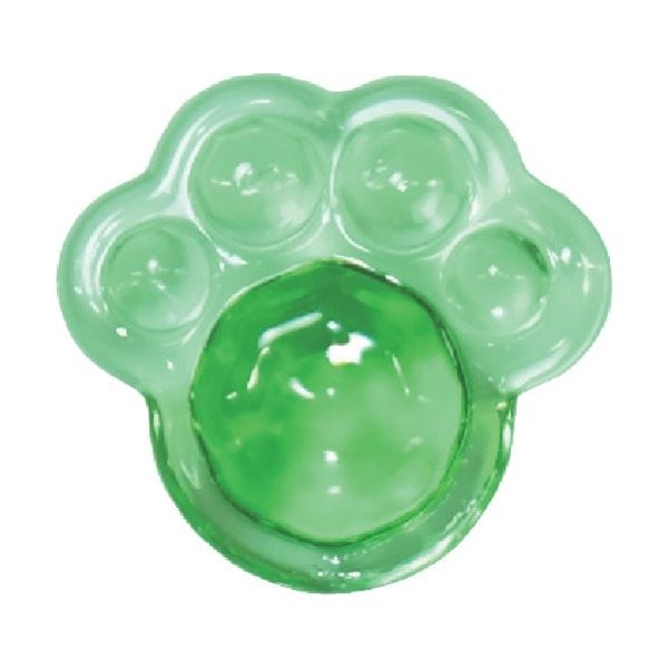 ダンドリビス アートキャップ クリスタル肉球グリーン 10号 C-ARCNKM-60 1箱(60個) 423-7097（直送品）