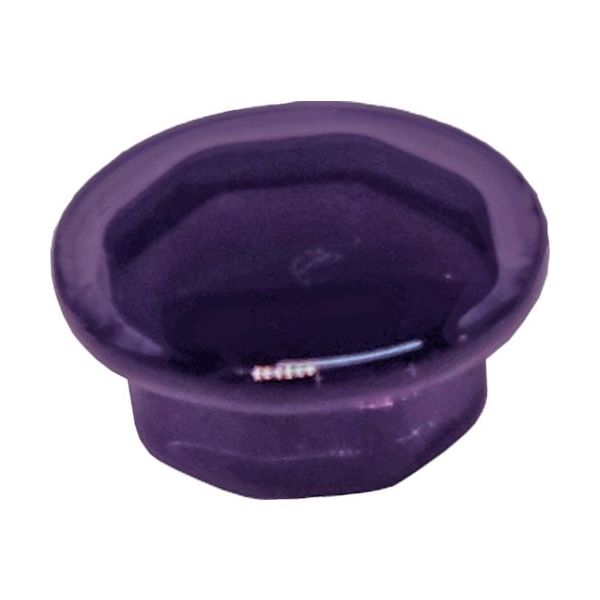 ダンドリビス クリスタルキャップ パープル (100入) 10号 C-CCXPUX-QX 1箱(100個) 423-3915（直送品）