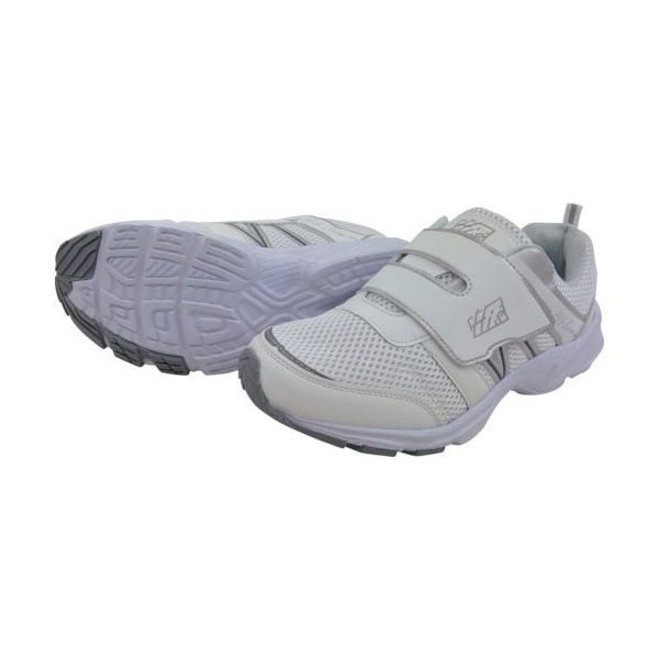 喜多 紳士マジックスニーカー メッシュ ホワイト 26.0 MK150-WH-26.0 1足 430-0614（直送品）