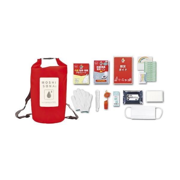 ボウエキ SHOWA 防水deリュック13点セット 64865 1組 451-6114（直送品）