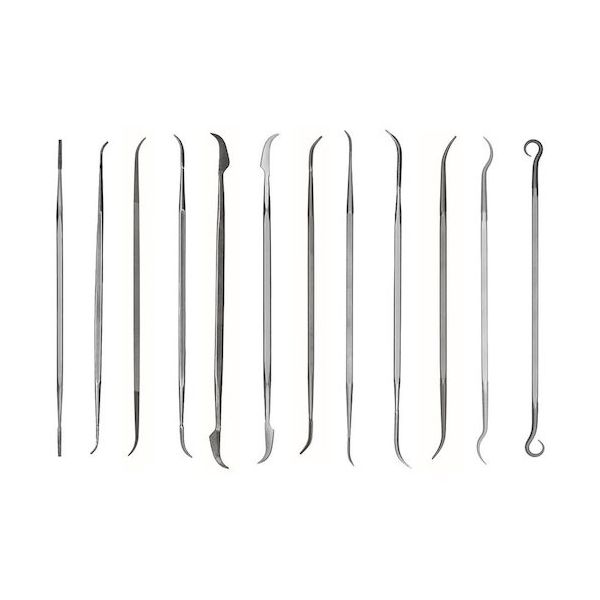 ツボサン バローベ リフラー(コテヤスリ) 12種類セット 150mm #0 LR12197-0 1セット(12本) 455-7580（直送品）