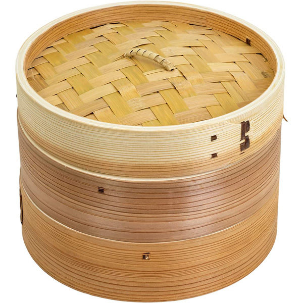 ウメザワ 中華セイロ 8寸 2段 4905033061478 1個（直送品