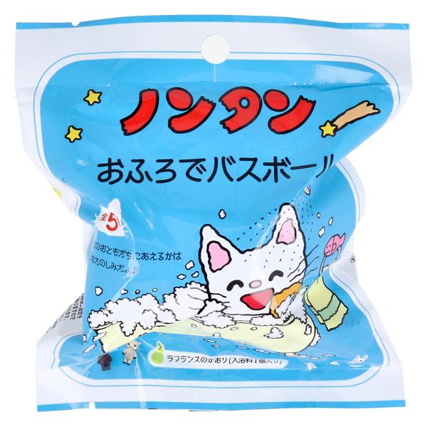 エスケイジャパン ノンタンおふろでバスボール ラフランスの香り 60g 1回分 14515 1個入×8セット（直送品）