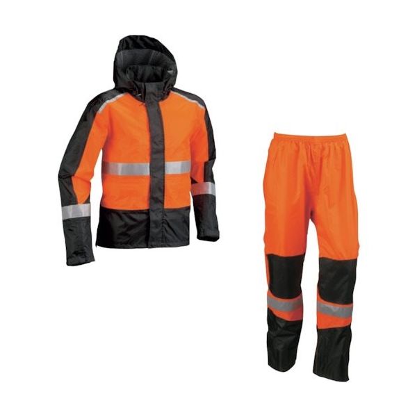 船橋 ブレイブレイン オレンジブラック 5Lサイズ FS-1110 ORBK 5L 1着 415-4990（直送品）