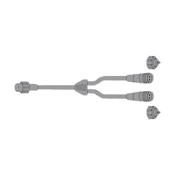 ジェフコム Y型分岐ケーブルSJX（2P） SJX-E06-Y12-2P 1個 404-7721（直送品）