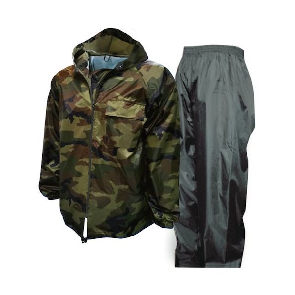 トオケミ 迷彩ネオレインワールド 4105-CM-GREEN-L 1着 159-1777（直送品）