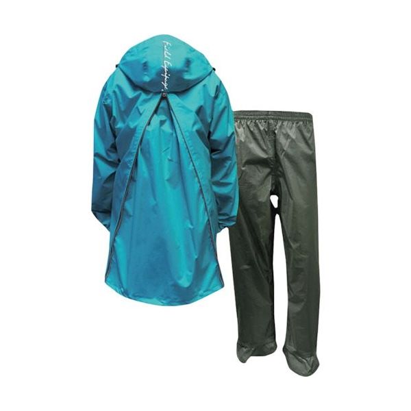 トオケミ 上下組レインスーツ アリアバックパッカー ブルー 7890-BP BLUE L 1着 246-3796（直送品）