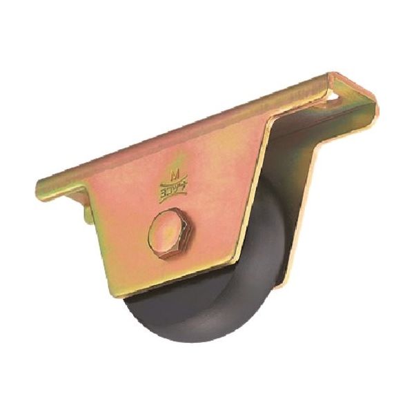 ヨコヅナ 鉄重量戸車 90mm 山R JHM-0908 1個 152-2332（直送品）