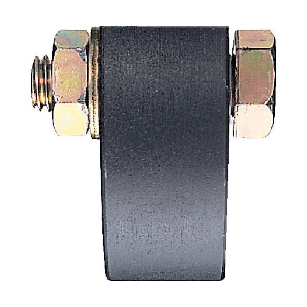 ヨコヅナ 鉄重量戸車 車のみ 120mm 平 JHP-1202 1個 849-6408（直送品）