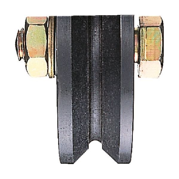 ヨコヅナ 鉄重量戸車 車のみ 150mm V JHP-1505 1個 849-6416（直送品）