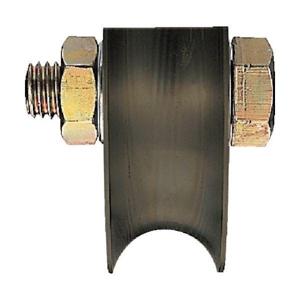 ヨコヅナ S45C重量戸車 車のみ 90mm 溝R JGP-0901 1個 849-6341（直送品）