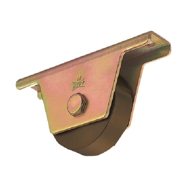 ヨコヅナ S45C重量戸車 50mm 平 JGM-0502 1個 127-7345（直送品）