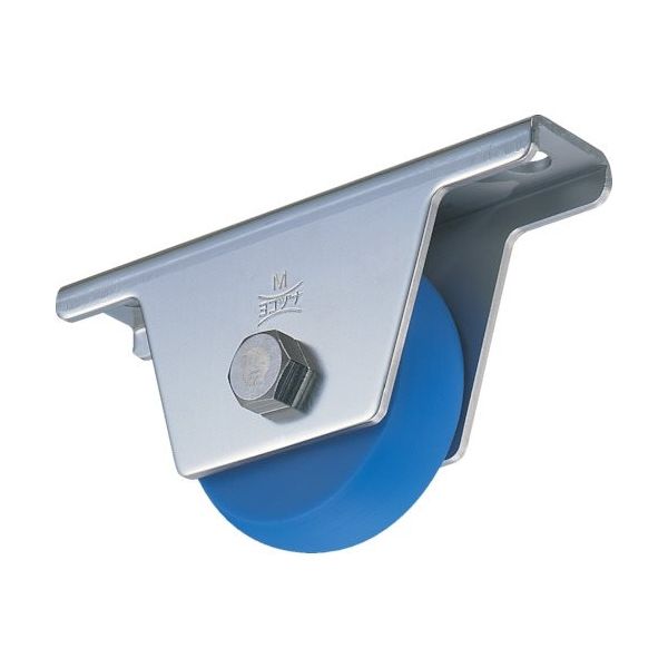 ヨコヅナ MC防音重量戸車 90mm 山R JMS-0908 1個 849-6494（直送品）