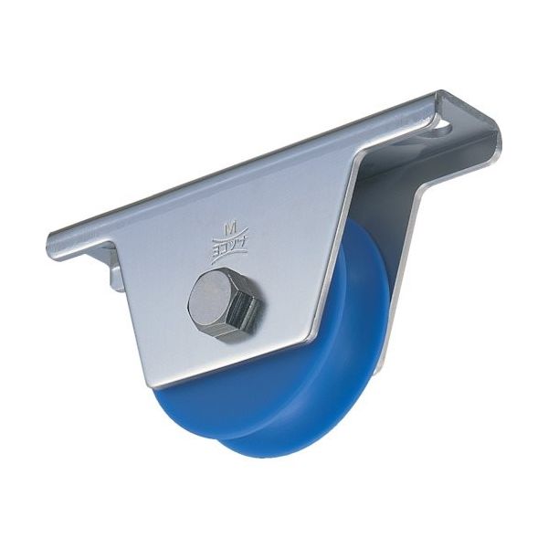 ヨコヅナ MC防音重量戸車 100mm 溝R JMS-1001 1個 849-6495（直送品）