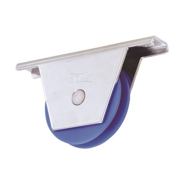 ヨコヅナ MC防音重量戸車 スリムタイプ 75mm 深溝 JKM-0750 1個 849-6424（直送品）