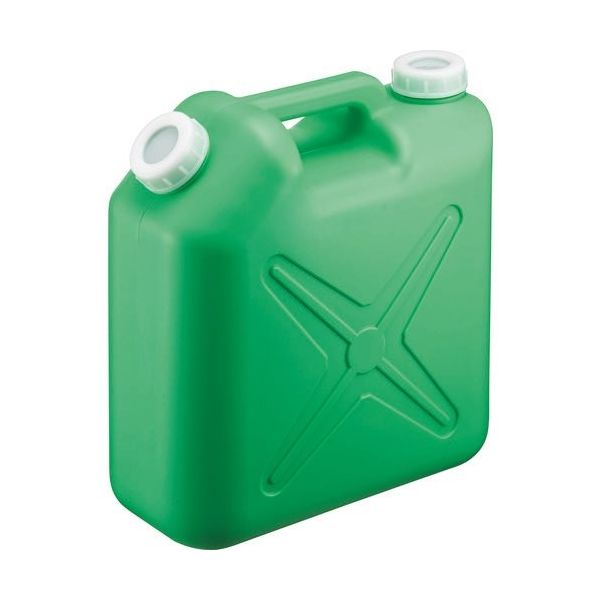 瑞穂化成工業 瑞穂 扁平缶10Lグリーンノズルなし 0206G 1個 177-1514（直送品）