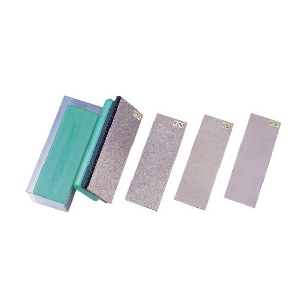 ナニワ研磨工業 ナニワ ダイヤモンドシート ダイヤハンドラッパー 〔大〕セット 50×50 FZ-4126 1組(4枚) 130-1975（直送品）