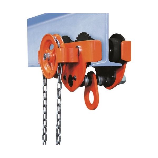 バイタル工業 バイタル ギヤードトロリー (ドロップストップ)1ton AGD-10 1台 851-5902（直送品）