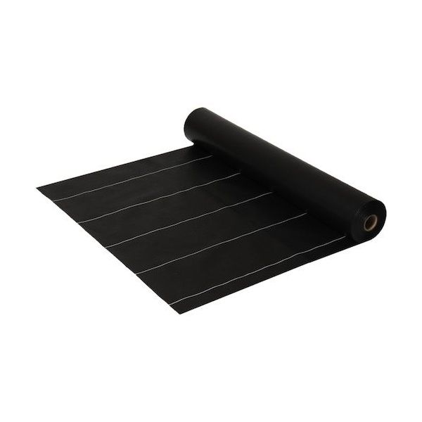 萩原 ターピー グランドバリアクロスー10(防草用シート) ブラック(裏面ラミ付) 2.0m×50m/R GBC10L-2050 1本（直送品）