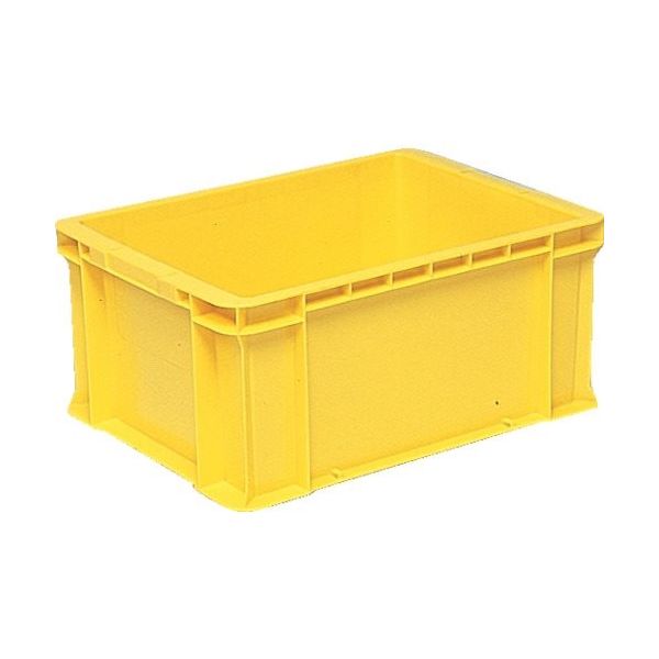 DICプラスチック DIC DA型コンテナDAー19 外寸:W434×D354×H195 黄 DA-19 Y 1個 135-3116（直送品）