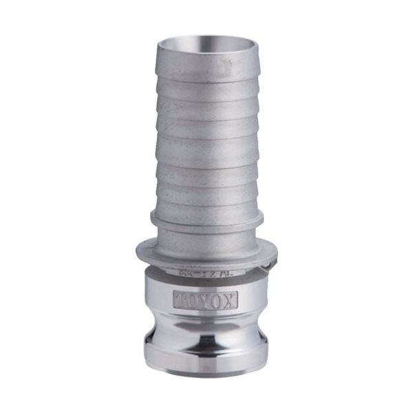 トヨックス カムロック アダプター ホースシャンク アルミ 633ーE 6インチ AL 633-E-6-AL 1個 350-5940（直送品）