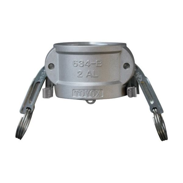 工場設備配管・各種機械組込用 カムロック ツインロックタイプカプラー ダストキャップ 1ー1/4インチ アルミ合金 634ーBLー1ー1/4（直送品）