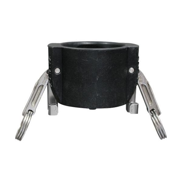 トヨックス カムロック ツインロックタイプカプラー ダストキャップ 樹脂 634ーBL 2インチ PP 634-BL-2-PP 1個（直送品）