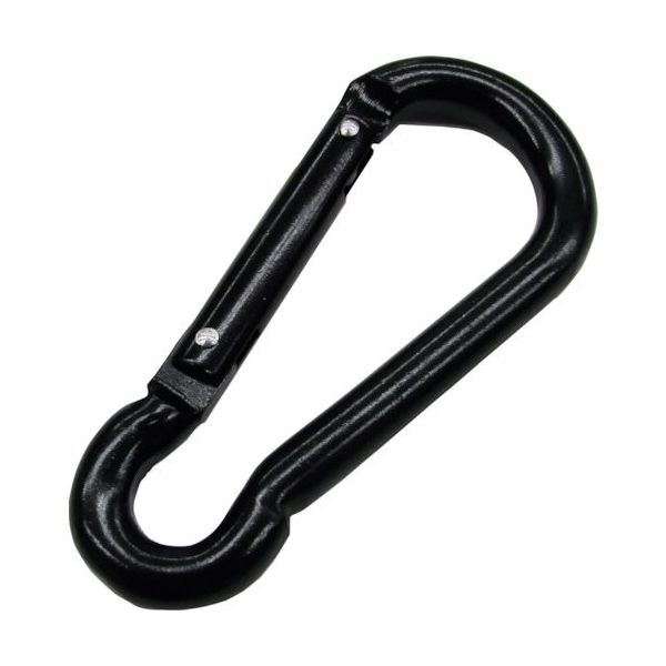 水本機械製作所 水本 アルミスナップフックBE型 ブラック 線径5.5mm 長さ60mm ALBE-6BK 1個 418-5768（直送品）