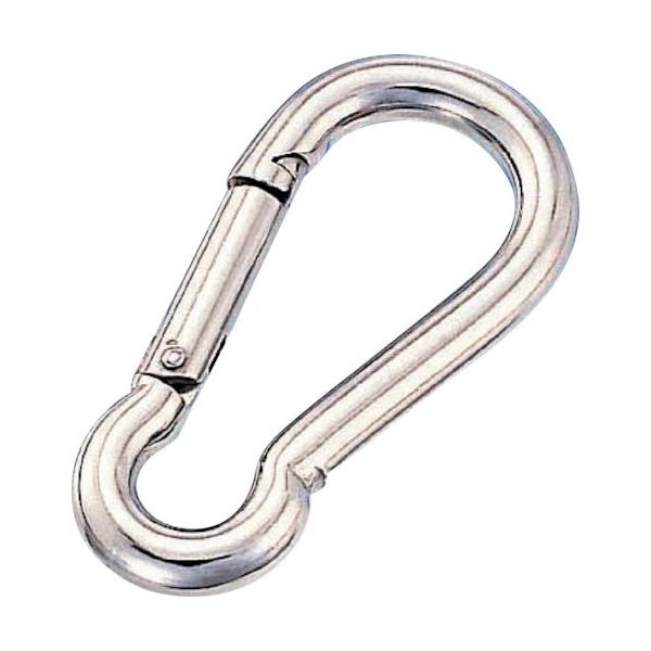 水本機械製作所 水本 ステンレス スナップフックB型 SUS316 線径4mm 長さ40mm B-4S 316 1個 418-5755（直送品）