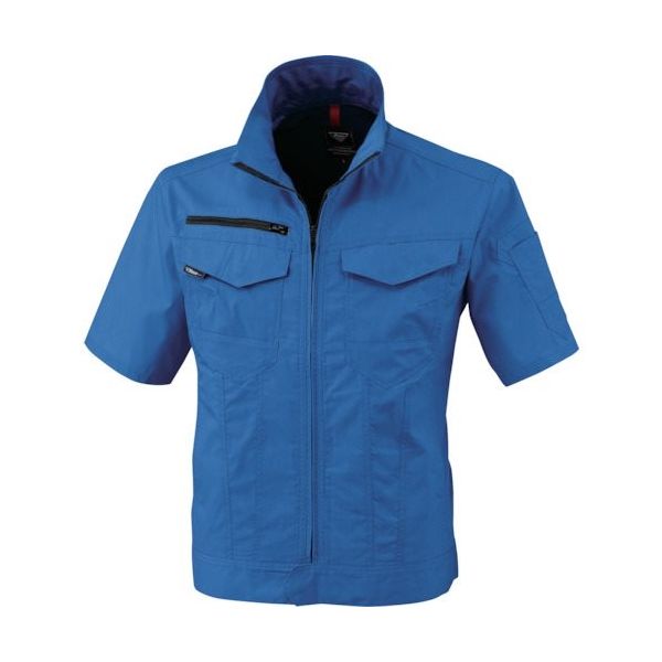 ジーベック XEBEC 半袖ブルゾン1751ー40ーL ブルー 1751-40-L 1着 383-3906（直送品）