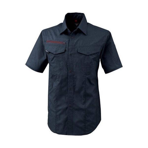 ジーベック XEBEC 半袖シャツ1752ー19ーM ディープネイビー 1752-19-M 1着 384-2400（直送品）