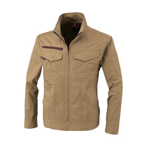 ジーベック XEBEC 長袖ブルゾン1754ー81ーLL キャメル 1754-81-LL 1着 383-2367（直送品）