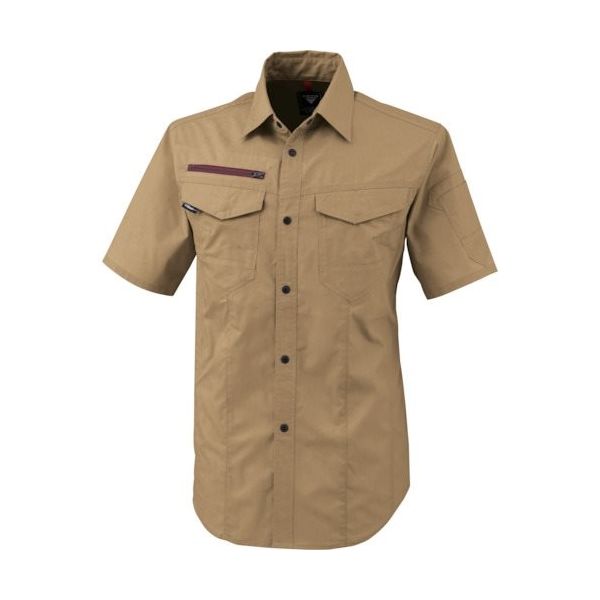 ジーベック XEBEC 半袖シャツ1752ー81ーM キャメル 1752-81-M 1着 384-3527（直送品）