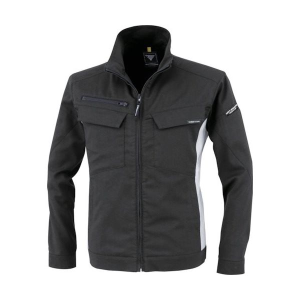 ジーベック XEBEC 裏綿ストレッチ長袖ブルゾン1514ー90ーSS クロ 1514-90-SS 1着 382-4469（直送品）