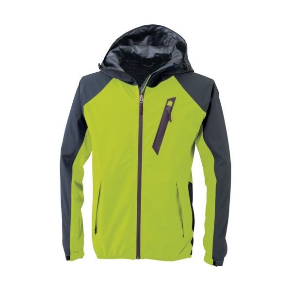 ジーベック XEBEC レインジャケット32005ー84ー5L イエローグリーン 32005-84-5L 1着 388-0195（直送品）