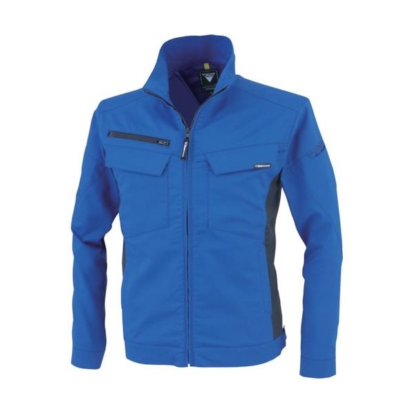 ジーベック XEBEC 裏綿ストレッチ長袖ブルゾン1514ー46ーLL ロイヤルブルー 1514-46-LL 1着 382-4378（直送品）