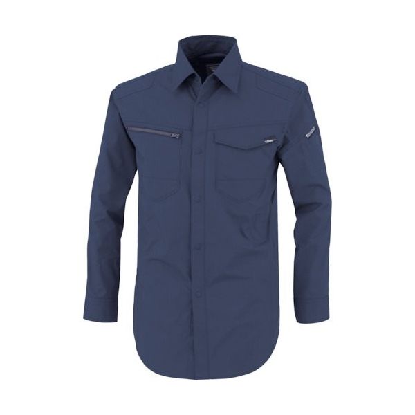 ジーベック XEBEC TCストレッチ長袖シャツ1713ー10ー5L コン 1713-10-5L 1着 383-3874（直送品）