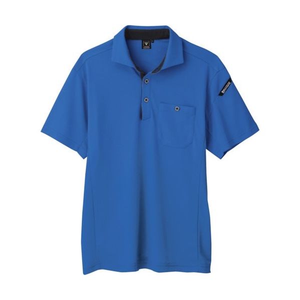 ジーベック XEBEC エコ制電半袖ポロシャツ6090ー46ーLL ロイヤルブルー 6090-46-LL 1着 384-2909（直送品）