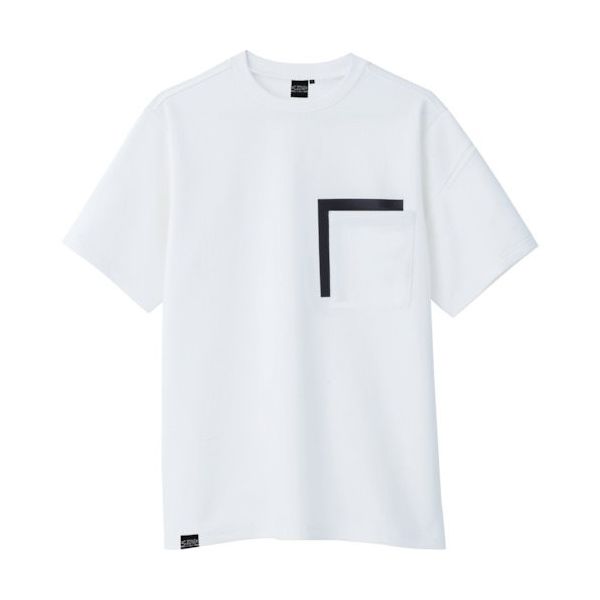 ジーベック XEBEC ワークTシャツ6660ー32ーM シロ 6660-32-M 1着 384-3481（直送品）