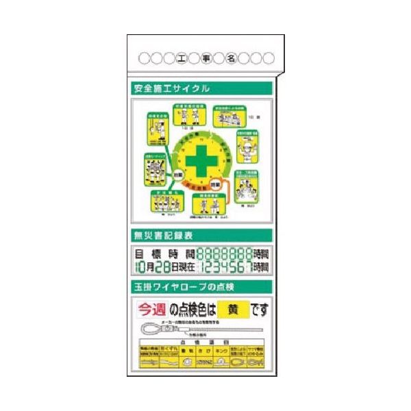 つくし工房 つくし スチール掲示板ユニット 施工サイクル(イラスト)~無災害... KG-370B 1台 185-7475（直送品）